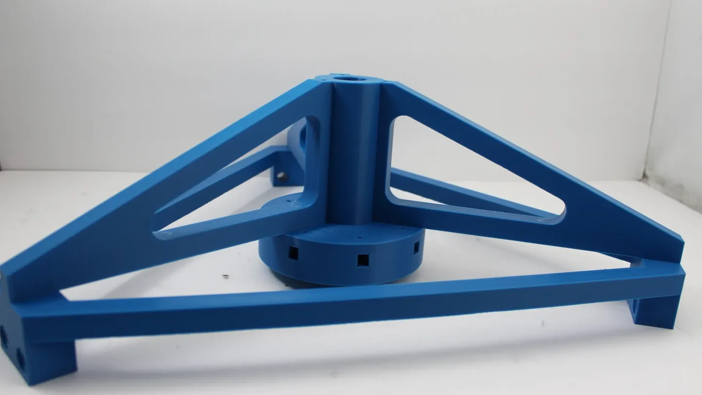 A 3D-printed delta-robot arm component, alternate angle